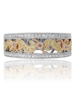 Abstract Diamond Fashion Ring