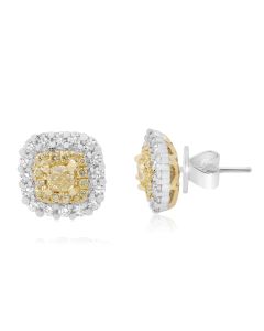 Yellow Diamond Earrings -YDiamonds.com
