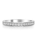 White Diamond Prong Channel Band